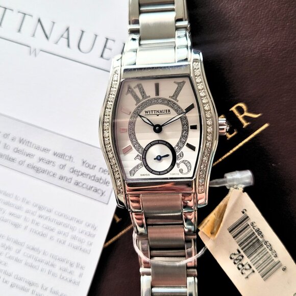 Wittnauer Women's Vintage Diamond Swiss Watch - Picture 7 of 8